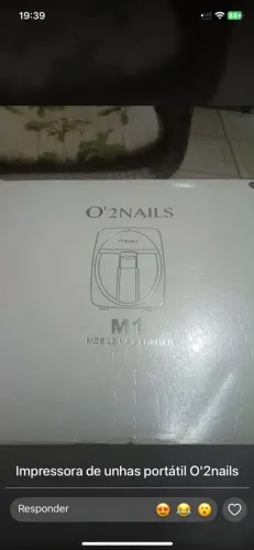 Impressora de unha portátil 