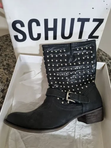 Bota Biker couro Schutz nº39