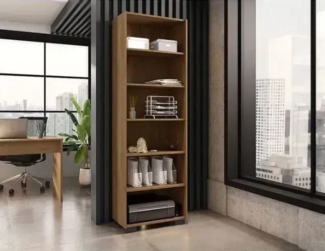  Liquida - Livreiro - Estante - Armário Multiuso - Sala de Estar - Organização - Escritóri