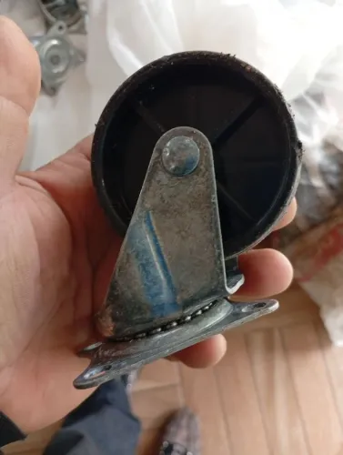 Rodinhas giratórias de PVC 3 tamanhos