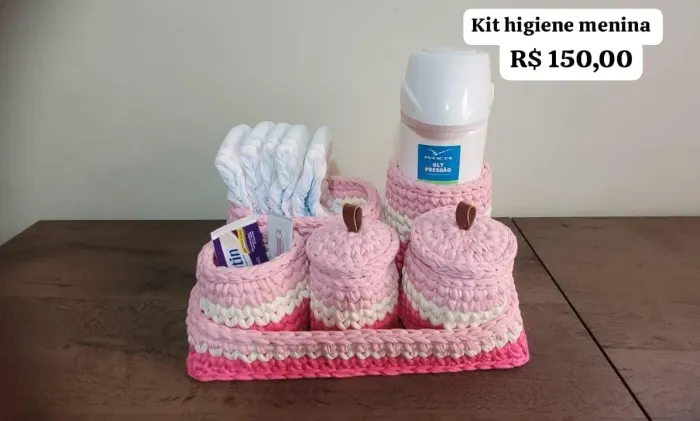 Kit higiene fio de malha