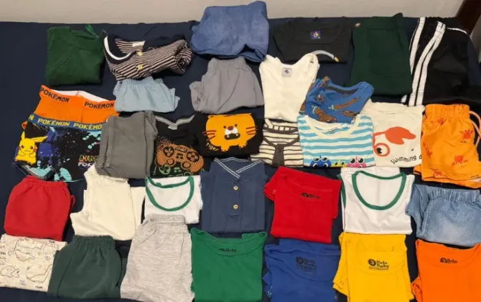 Lote Roupas Infantis Bebê Pokémon Dinossauro Novas e Usadas Veste 6 meses a 3 anos