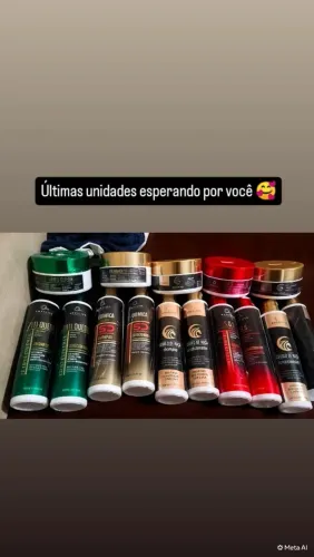 Kits de shampoo, perfumes e body Splash, e maquiagem