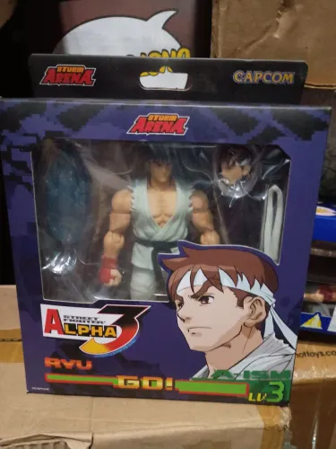 Street fighter Alpha 3 Ryu storm arena original boneco figura