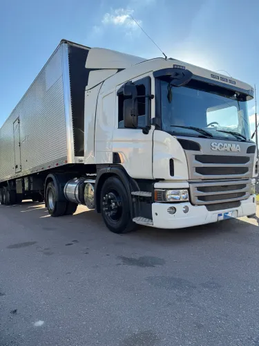 *VENDO SCANIA P360 2014 + BAÚ FACCHINI COMPLETO - MOTOR NOVO