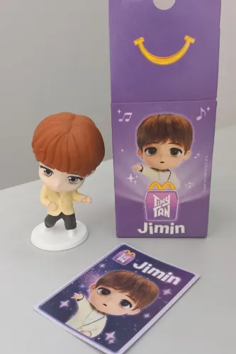 Bonecos TinyTAN K-Pop BTS 2025 - McDonald's Mc Lanche Feliz - Nostalgia