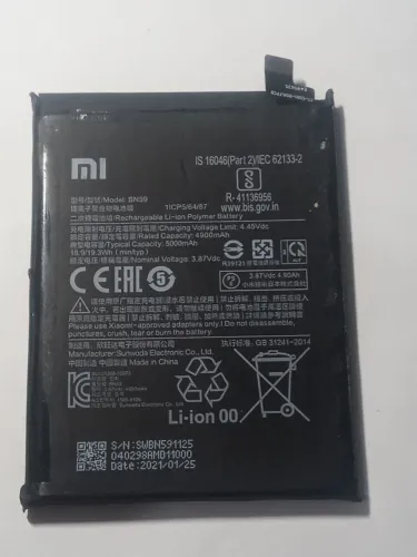 Bateria celular xiaomi ( BN59) note 10 note 10S 4900 mAh original 