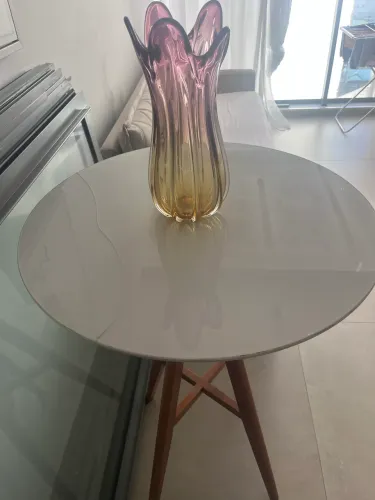 mesa bistrô pé palito usada 
