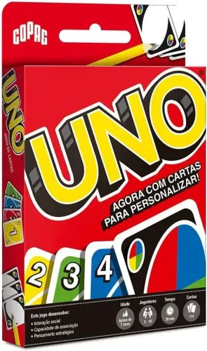 Jogo de cartas uno//frete grátis