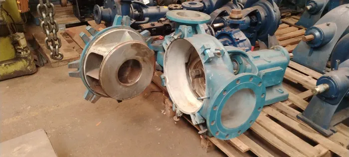 Bomba em inox rotor aberto