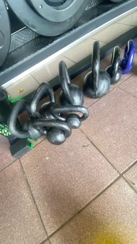 Kettlebell pintado