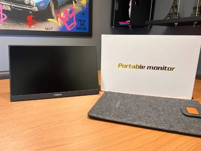 Monitor Portátil 15.6 1080p Hdr Hdmi, Ideal para notebook, tablete, pc etc. (PRODUTO NOVO