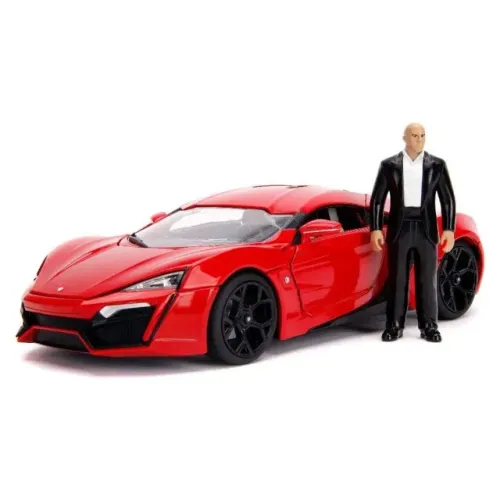 MINIATURA DE CARRO JADA FAST & FURIOUS LIGHTS - DOM & LYKAN HYPERSPORT - ESCALA 1/18 (3114