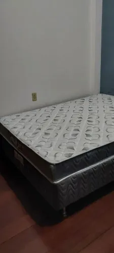 Cama Box com colchão casal Serenitá Castor