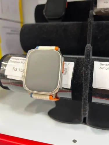 Relógio SmartWatch com 7 pulseiras conexão bluetooth várias funções
