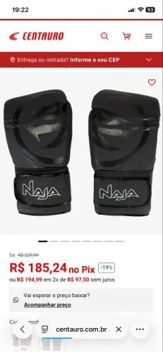 Luva de Box NAJA