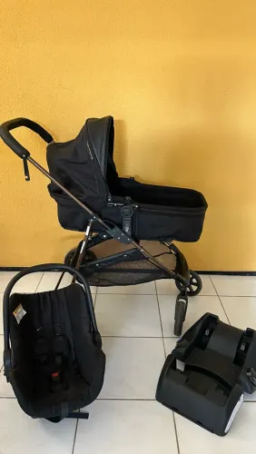 Carrinho de bebê Moisés galzerano + bebê conforto 