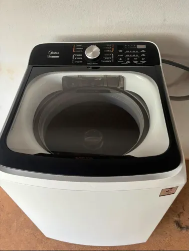Vendo máquina Midea 15kg. Apenas 8 dias de comprada , garantia 2 anos!