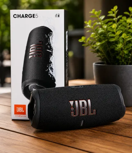 Caixa de Som JBL Charge 5 Bluetooth Portátil - Preto