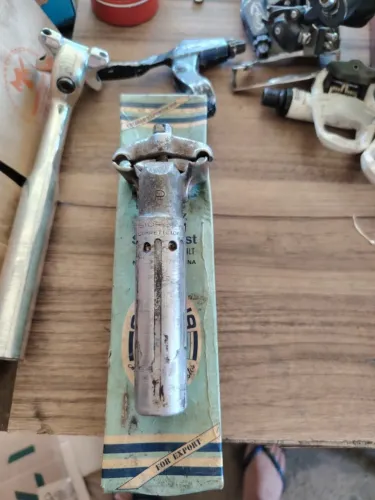 Canote de selim vintage argentino Giorgia 26.8 bicicleta antiga de corrida, ñ é Campagnolo