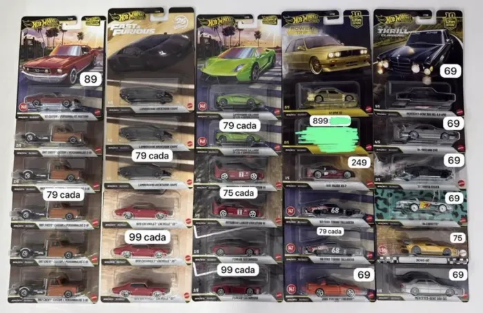 Hot Wheels Premium Diversos - PREÇOS NA FOTO!!!