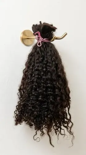 Cabelo humano cacheado 