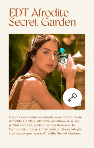Perfume Afrodite Secret Garden da Linha Aura da Jade Picon Lançamento ? Edição Limitada 