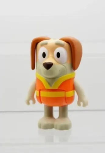 Bluey colecionaveis Bin Man (Homem do lixo) aproximadamente 5 cm