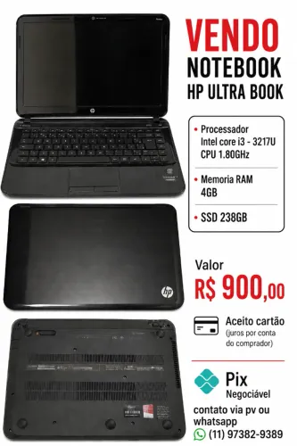 Notebook HP ultrabook
