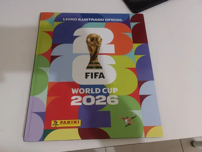 ÁLBUM DA COPA DO MUNDO 2026 COMPLETO E CAPA DURA 