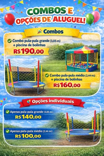 Aluguel de brinquedos