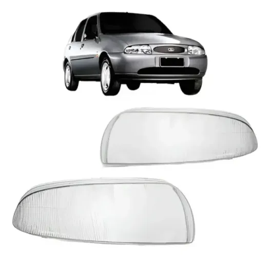 Par Lente Farol Fiesta Courier 96 97 98 99 Vidro Novo
