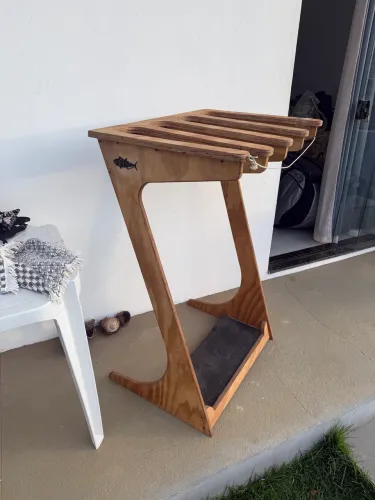 Rack estilo móvel para prancha de surf - p/ 4 pranchas