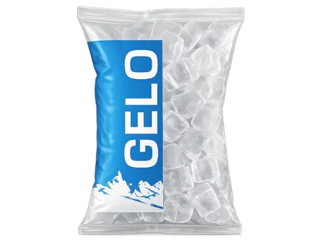 Saco de Gelo 10kg ou 5kg Cubo Filtrado para Bebidas e Eventos