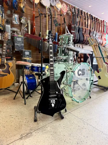 Ibanez Iceman Black Custom - Malagoli | Raridade | Setup Profissional