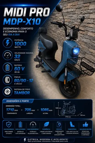 Scooter Mídi Pro X10