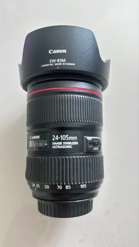 Lente Canon Ef 24-105 série L modelo 2