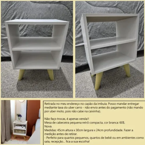 Mesa de cabeceira pequena nova