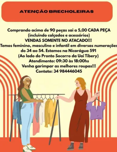Roupas para Brechó 