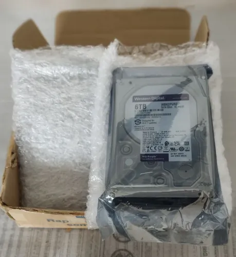 DOIS HD WD Purple 6TB WD62PURZ - Novo / Lacrado - Ideal para CFTV DVR NVR