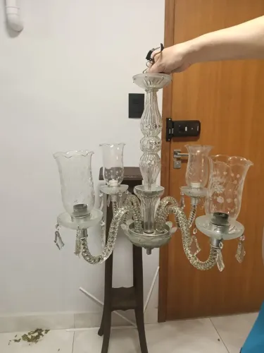 Lustre de cristal antigo reliquia