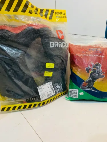 ? CONJUNTO DE CHUVA PARA MOTO - SEMINOVO ?