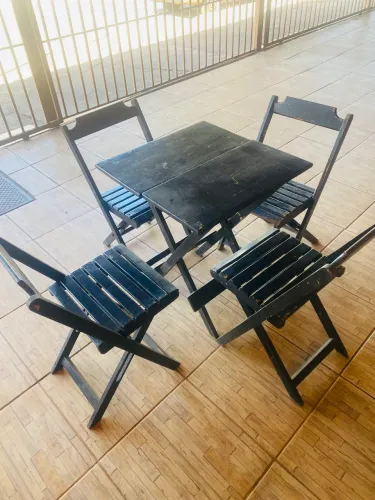 2 jogo de mesa de madeira para bar e restaurante