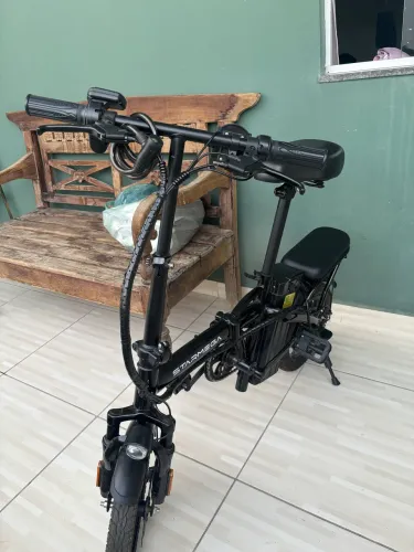 Bicicleta eletrônica dobrável 