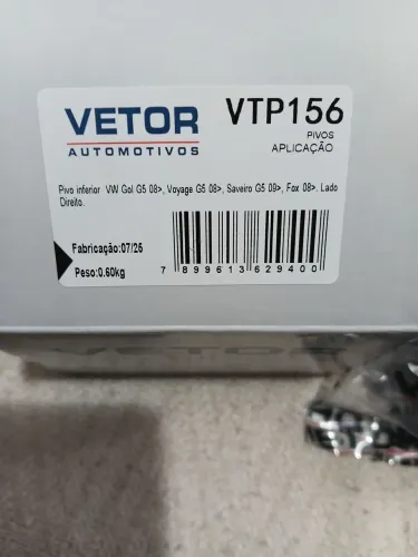 Pivô do lado direito, Pivô inferior para VW GOL G5 08/VOUAGE G5 08/SAVEIRO G5 09/FOX 08.