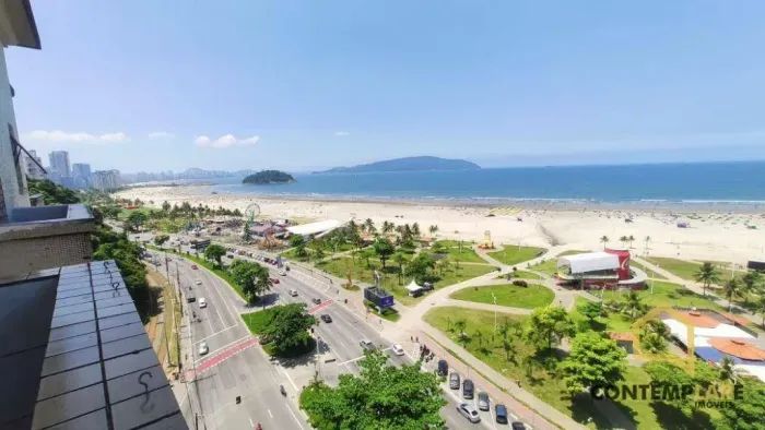 Apartamento com 1 dormitório para alugar, 35 m² por R$ 2.000,02/mês - Itararé - São Vicent