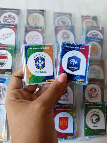Figurinhas da copa (escolha sua seleção)