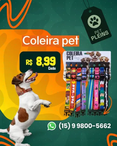 COLEIRAS PARA PET 