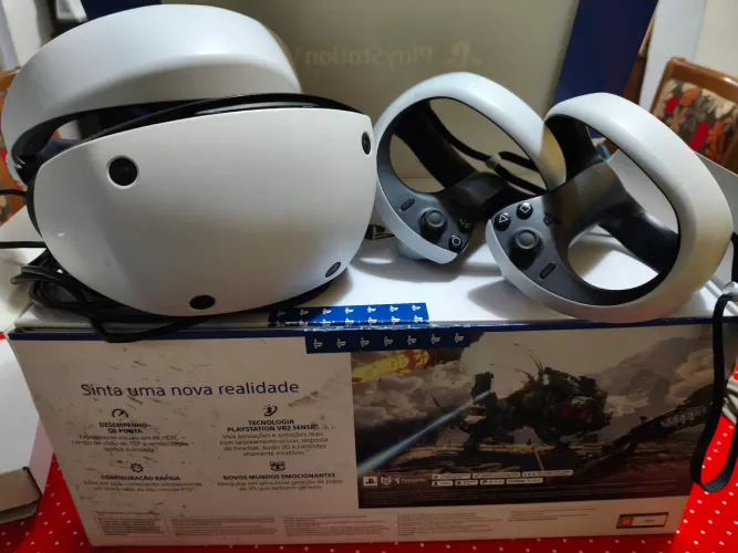 Óculos Realidade Virtual Sony PS5 + Granturismo 7 + Fone