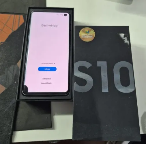 Samsung Galaxy S10 Preto com Caixa - No estado/Retirada de peças